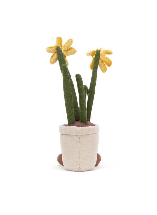 Jellycat Amuseables Daffodil Plush Toy 27cm – Super Soft Daffodil Plant Soft Toy for Gifts, Nursery Decor, and Collectors - Image 4